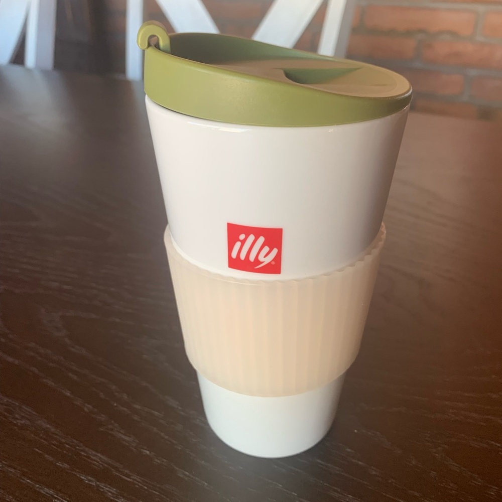 RARE illy 12 oz tumbler illycaffe Korea copyright 2012
